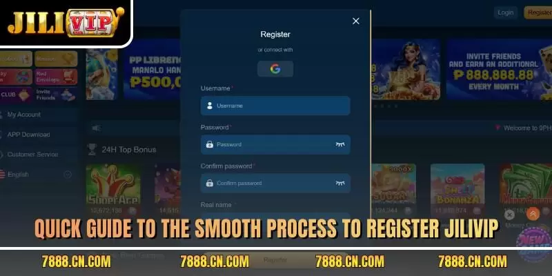Quick guide to the smooth process to register JILIVIP