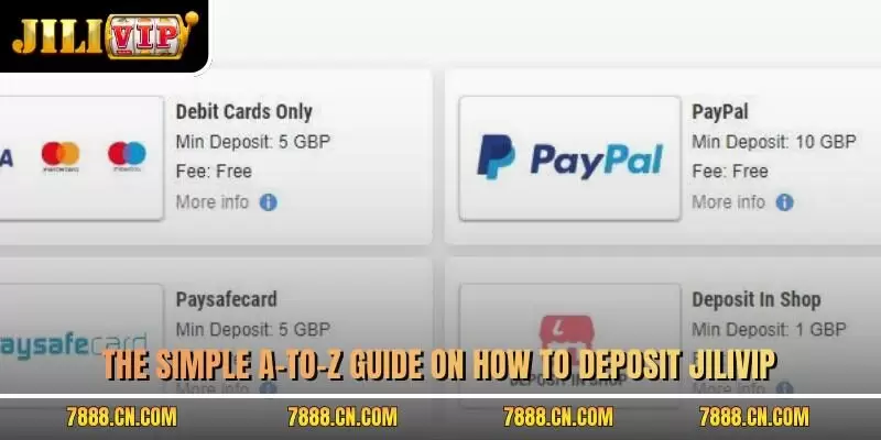 The simple A-to-Z guide on how to deposit JILIVIP