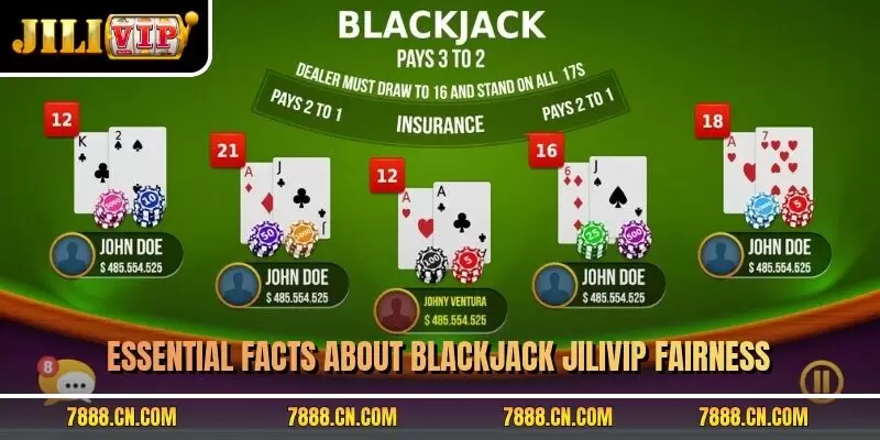Essential facts about blackjack JILIVIP fairness