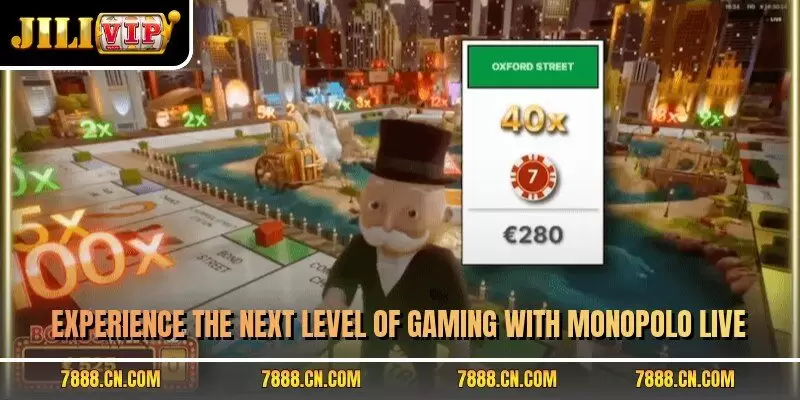 Experience the next level of gaming with Monopolo live