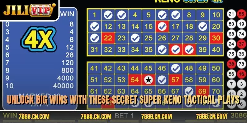 Unlock big wins with these secret super Keno tactical plays