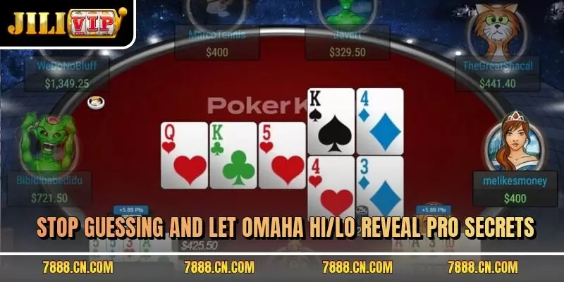 Stop guessing and let Omaha Hi/Lo reveal pro secrets