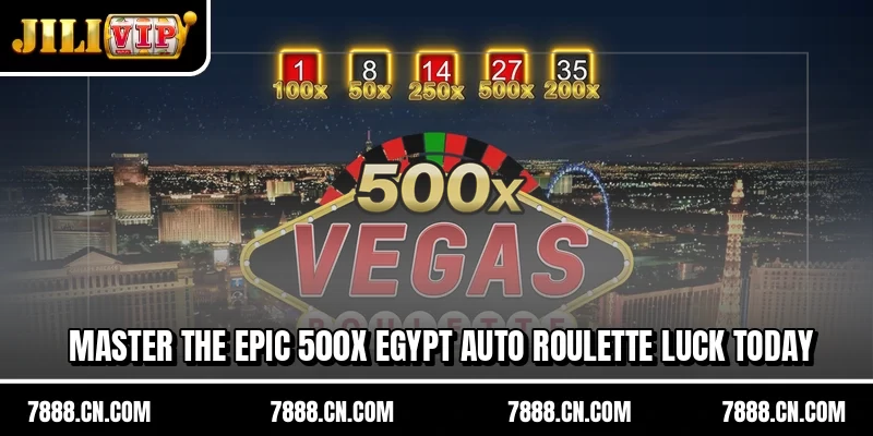 Master the epic 500x Egypt Auto Roulette luck today